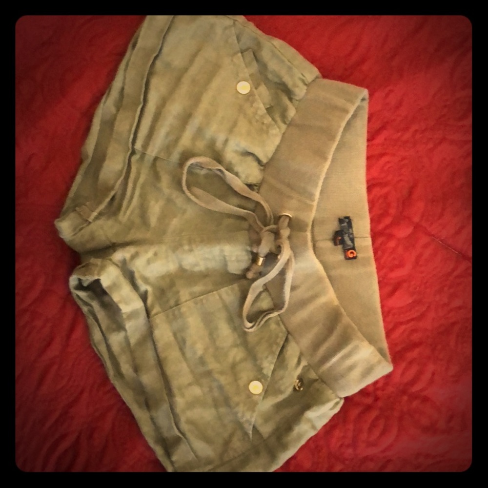 Dark green GUESS shorts
